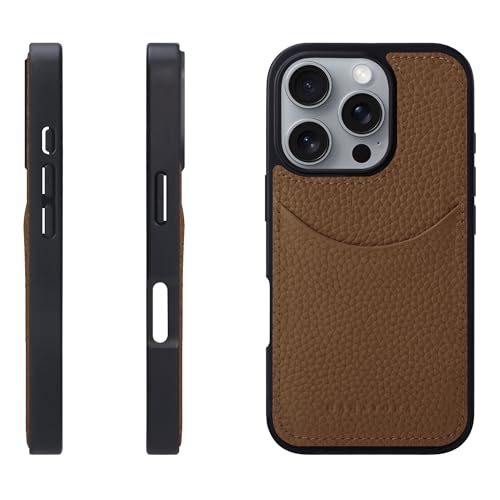 HANATORA for iPhone 16Pro �P�[�X �{�v �ϏՌ� �X�}�z�P�[�X �X�}�z �R�[�h�z���_�[ �t�� �V�������N�J�[�t���U�[ �M�t�g �}�O�l�b�g�Ȃ� �L������ CPG-16Pro-Camel