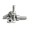 M8 x 45mm Socket Head Cap Screws Bolts Stainless Steel 304 Metric Machine Hex Socket Screw, Allen Hex Drive, Fully Thread, 10PCS