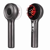 Massaggiatore Cuoio Capelluto Elettrico con Applicatore Olio | 72 Teste Massaggianti, 5 Livelli, Serbatoio 3 ml, 3 Modalità Luce, Ricarica USB Type-C