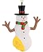 Tree Buddees Funny Pee on Snowman Christmas Ornament