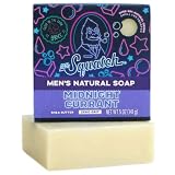 Dr. Squatch Natural Men's Bar Soap, Glow in the Dark Soap (5oz) | Limited Edition, Glow-in-the-Dark Cold Process Body Soap Bar with Natural Oils, Fun Gift for Him or Her