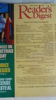 Paperback Reader's Digest December 1992 Magazine Book