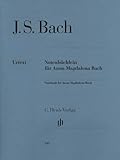 mit praktischem Bleistift Notenbüchlein für Anna Magdalena Bach 1725. Klavier