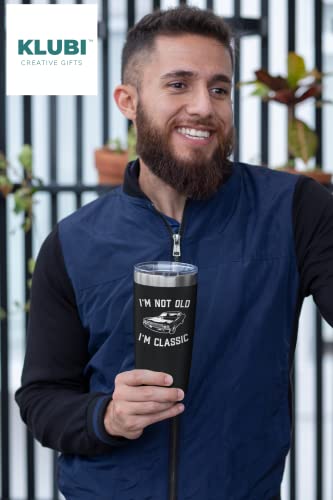 Klubi Birthday Gifts For Men - 20Oz Tumbler Mug - Funny Gift Idea For Husband, Grandpa, Dad, Father, Him, From Daughter, Son, 30Th, 40Th, 50Th, 60Th, 70Th, 80Th #TOP3