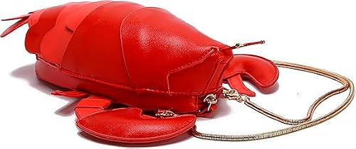 QZUnique Lobster Novelty Purse, Animal-Shaped Clutch for Parties and Costume Accessories