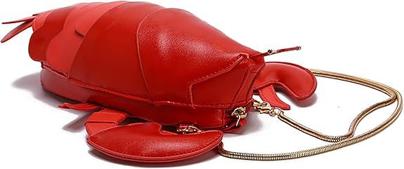 QZUnique Crayfish Shape Purse