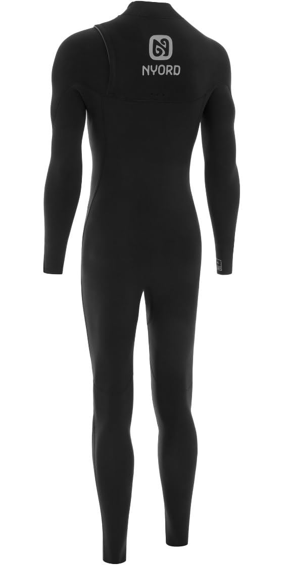 Nyord 2026 Hommes Solu Yulex 4/3mm Chest Zip Combinaison Néoprène SOLM43001 - Black