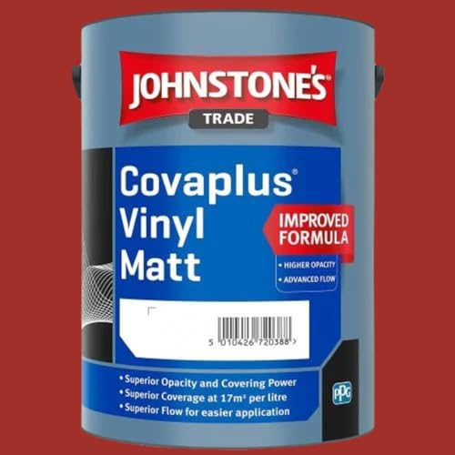 JOHNSTONES COVAPLUS MATT SIGNAL RED 5L