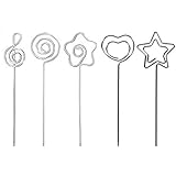 Craft Wire Clip Table Card Holder Place Card Holders Table Number Stands Table Picture Photo Holder Name Menu Memo Clamps Clay Cake Decoration Accessories for Wedding Party Gatherings Office 50pcs