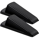 Door Stoppers for Bottom of Door on Floor, Premium Rubber Stoppers Wedge, Door...