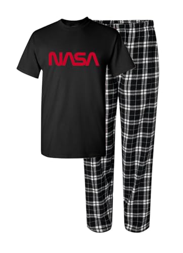 Studio 9Thirty3 Adult NASA Pajama Set, Gift for Men, Space Enthusiast