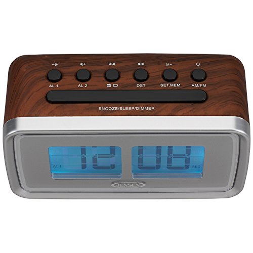 Jensen Jcr-232 Clock Radio, Brown #TOP2