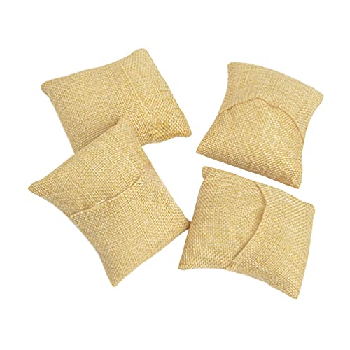 Présentoirs De Bracelets pour La Vente 6 Pièces Jute Bracelet Montre Oreiller Oreillers Bijoux pour Bo?Te de Montre Bijoux De Cas De Stockage D' Affichage Porte-Oreiller Bracelet Cover