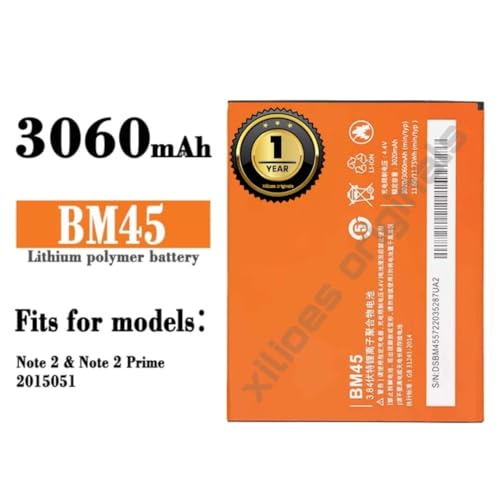 Image of BM45 Battery for Redmi Note 2 Battery with 1 Year Warranty** (B104)