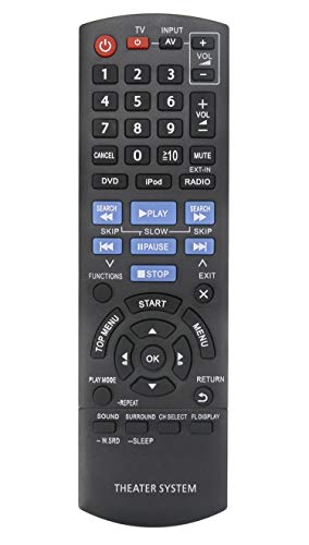 New N2QAYB000702 Replace Remote fit for Panasonic SC-XH170 SA-XH170 SCXH170 SAXH170 Home Theater System