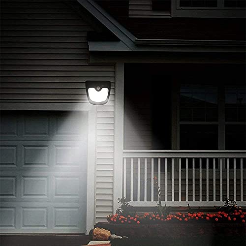 Lampes murales solaires d'extérieur à induction avec éclairage LED blanc - 3