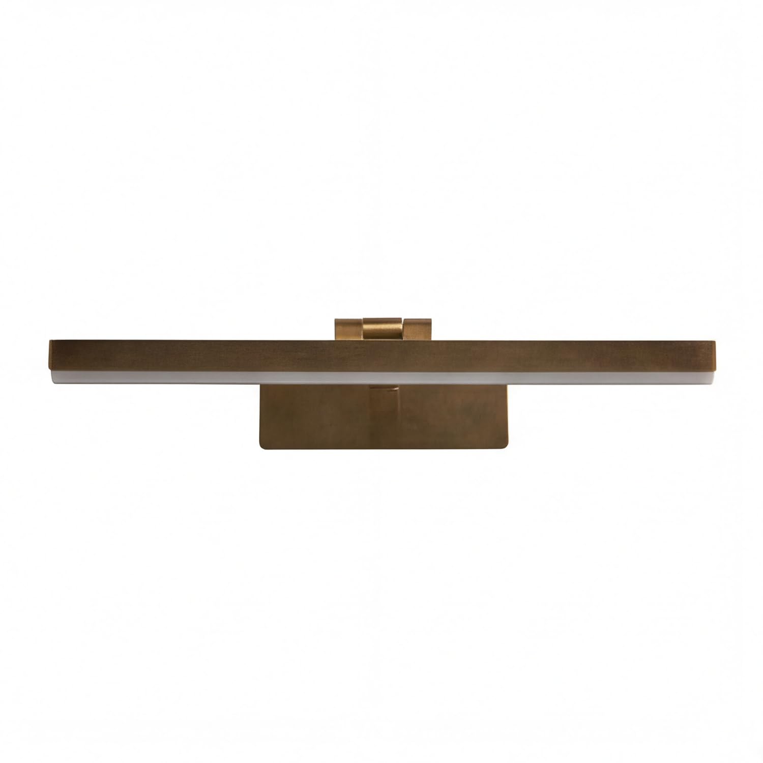 Licht-Erlebnisse LED Bilderleuchte Messing verstellbar Aluminium 9 W 3000 K warmweiß Wohnzimmer Flur B:40,5 cm Akzentbeleuchtung Wand Bilderlampe Wandlampe Galerie