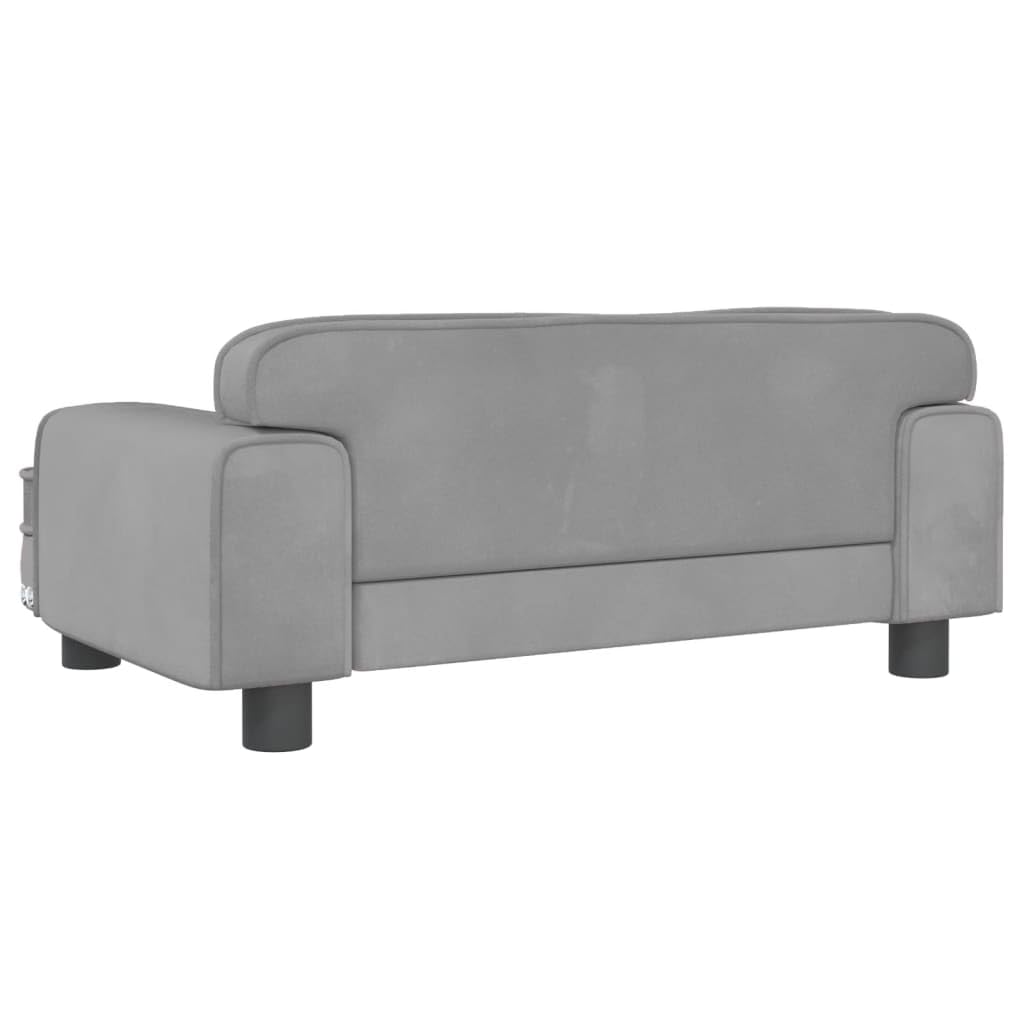 ShGaxin Lettino per Cani Grigio Chiaro 70x45x30 cm in Velluto,Articoli per Animali,Animali Domestici - Articoli,Articoli per Cani,Lettini per Cani(SPU:171883)
