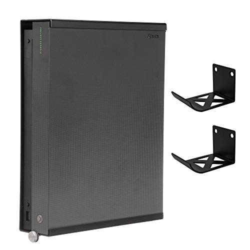 HumanCentric Wall Mount Compatible with Xbox One X & 2 Controller Mounts Bundle  Mount on The Wall or on The Back of The TV