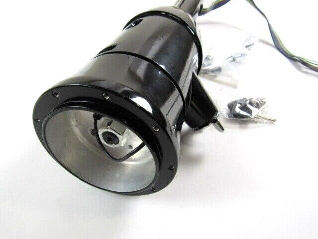 Miniatura 2 de Inclinación de 32 pulgadas compatible con columna de dirección manual con adaptador de llave y rueda negro S81035BK