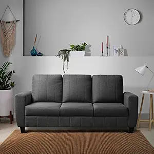 Sleepyhead Bae - 3 Seater Sofa (Fabric, Stone Grey)