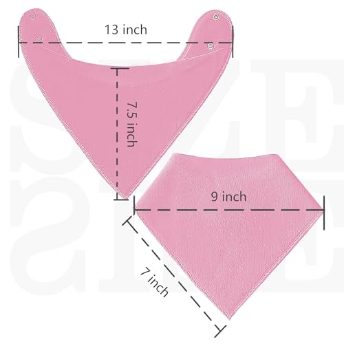 Baby Bibs Bandana Drool Bibs 8 Pack for Infant, Boys, Girls, Unisex 100% Cotton Drooling Bibs, Soft and Absorbent — view 3