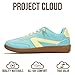 Project Cloud Kids Shoes for Girls & Boys - Non-Slip Memory Foam Girls Shoes - Lightweight Lace-Up Boys Fashion Sneakers Trendy (Little Irita,Blue,5)
