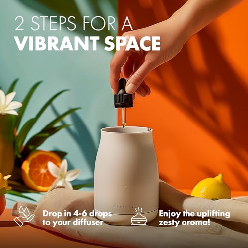 Image of Esslux Sweet Orange Essential Oil for Diffuser & Skin - Huge 120 ML - 100% Pure Natural Orange Oil for Massage & Face - Sweet Orange Essential Oil for Cleaning & Soap Making Scent