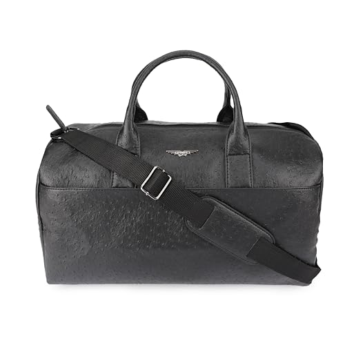 Police Ostrich VX Duffel Bag - Black