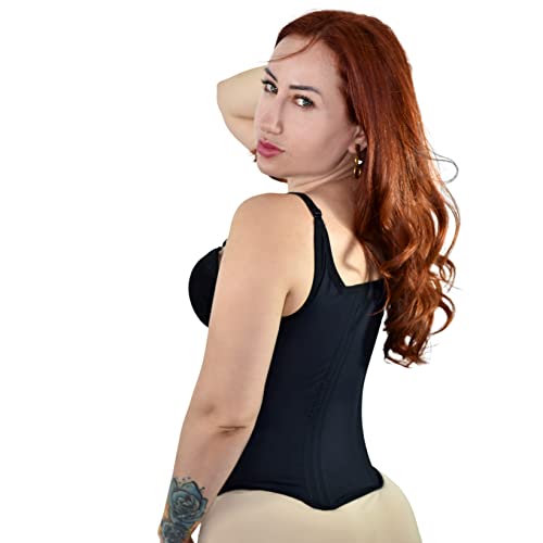 Cinta Modeladora De Barriga E Culote 12 Barbatanas Cor:Preto;Tamanho:P;Gênero:Feminino