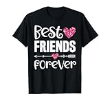 Best friends forever pink heart T-Shirt