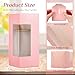 Honoson 24 Pcs Tumbler Gift Box Valentine for Sublimation Glass Cup Shipping Gift Boxes for Packaging Exhibition Clear 12 16 20oz Drinking Cup Glasses Jars Mug Can Blank(Pink)