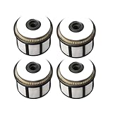 FF5418 4pcs Fuel Filter Element Compatible with Ford LCF VT275 / F-450 / E450 / E250 / E350 Engine