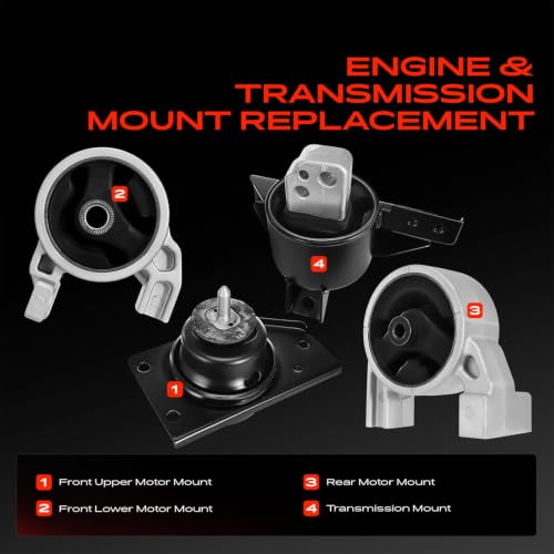 A-Premium Engine Motor Mount and Transmission Mount Kit, Set of 4 by A-Premium - Used condition - Image 3