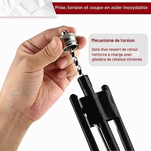Pince tournante de 15 cm Pince universelle professionnelle Ingénieur Sécurité Haute Acier au Carbone Fil de sécurité Twist Pince torsadée Verrouillage Outil à main rapide