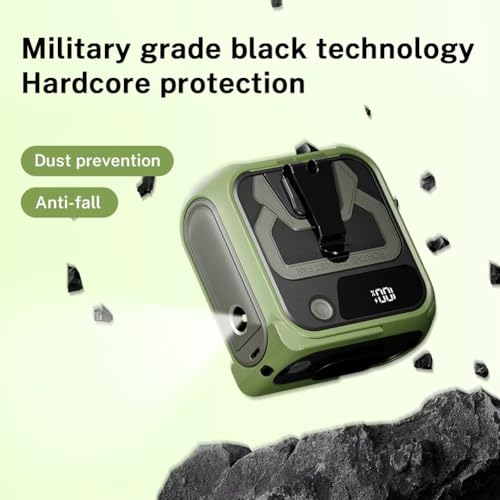 Ventilateur portable de taille 10000mAh vert outdoor - 5