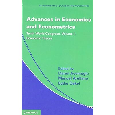 Advances in Economics and Econometrics 3 Volume Paperback Set