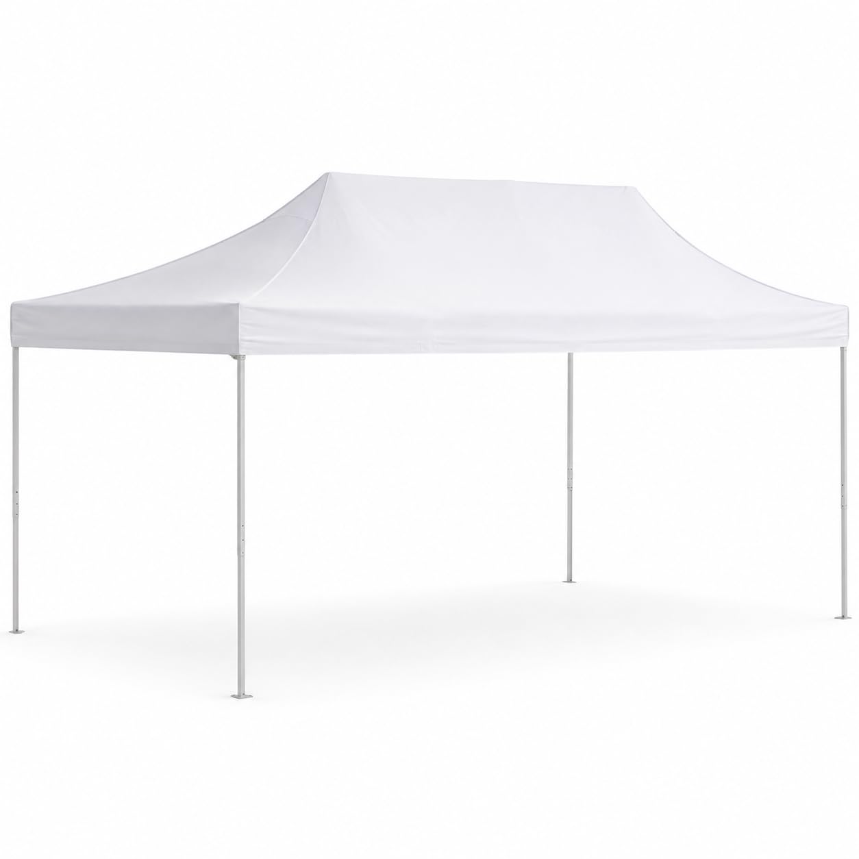 10x20 Ft Aluminum Pop Up Canopy Tent by Glownary – 10 Feet X 20 Feet, Polyvinyl Chloride (PVC), White, Model 554alp10x20w