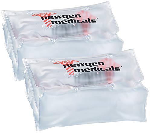 newgen medicals Wärmepad: 2er Pack Wohltuende Wärmekompresse bis zu 3.000 Anwendungen 33 x 18cm (Kompresse Wärmepads Rücken wiederverwendbar Kissen)