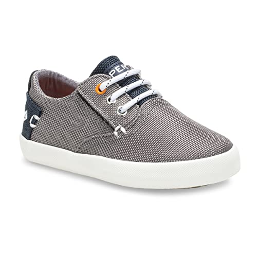 Sperry Kids Bodie Jr Washable Sneaker, Dark Grey/Navy, 9 Us Unisex Toddler #TOP3