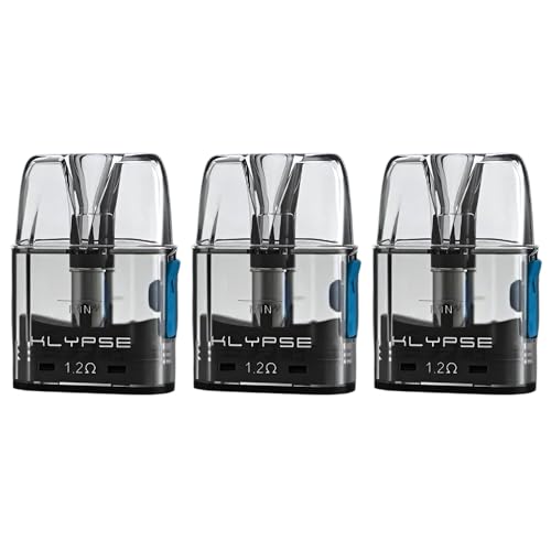 Innokin Klypse Pod [1,2 ohm] – Lot de 3 vapoteuses MTL lisses, remplissage latéral, ECG conforme à la TPD, 2 ml sans nicotine – vue 2