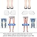 Medial & Lateral Heel Wedge Silicone Insoles, Supination & Pronation Corrective Heel Insoles, Gel Adhesive Shoe Inserts for Foot Alignment, Knock Knee Pain, Bow Legs, O/X Type Leg-3 Pairs