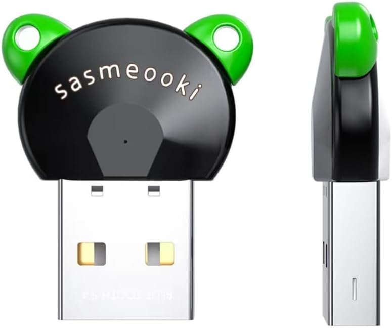 Bluetooth 5.4-Wireless Audio Transmitter Receiver for AirPods or Wireless Headphones - Use with Any USB Jack for Airplanes, Gym Equipment, TVs, iPad/Tablets and Auto