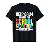 Apreciación del personal de la escuela del secretario escolar Camiseta