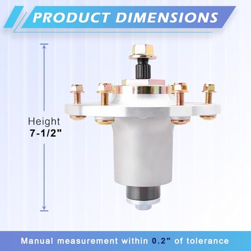 JXJKCZ 48 52 60 66 72 Inch Deck Spindle Assembly Replaces 109-6917 109-2102 109-0764 Compatible with Exmark Lazer Z AS DS XS X D HP Series Mower Parts by JXJKCZ - Used condition - Image 2