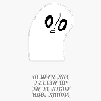 MAGNET Undertale - Napstablook Magnet Vinyl Magnetic Sticker 20 mil - Size 5"