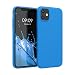 Produktbild kwmobile Hülle kompatibel mit Apple iPhone 11 Hülle - weiches TPU Silikon Case - Cover geeignet für kabelloses Laden - Strahlend Blau