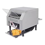 Commercial Toaster 300 Slices/Hour 1900W Heavy Duty Stainless Steel Commercial Electric Conveyor Toaster Oven with Three Baking Modes for Home...