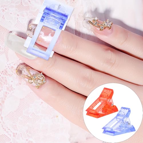 STOBAZA 12pcs Clips para Uñas Acrílicas y Gel miniatura 7