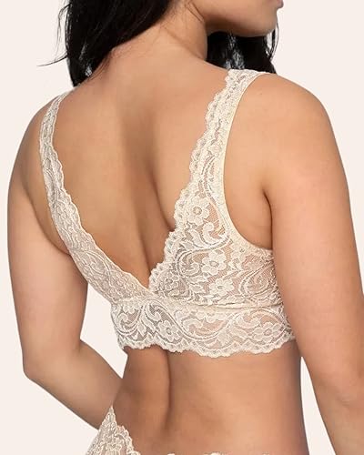 Image of Smart & Sexy Women's Signature Lace Deep V Neck Wireless Bralettes